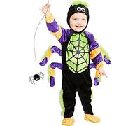 amscan (PKT (PDBSP06) Disfraz de araña espeluznante para niños (3-6 m)