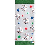 Amscan Rawlings Bolsas de fiesta de violonchelo de béisbol - 20 unidades, 11 1/2 pies x 5 pies x 3 1/4 pies