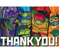 Amscan Rise of The TMNT Tarjetas de agradecimiento (8)