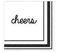 Amscan Servilletas Eat and Enjoy Beverage, talla única, multicolor