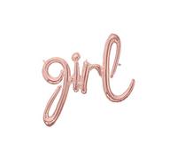 Amscan Unbekannt Globo con Palabra Girl, Normal