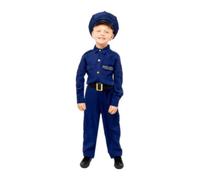 amscan Uniformes de policía para niño, poliéster, azul, talla 10-12