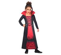 amscan Vestido de vampira para niña (3-4 años), color negro