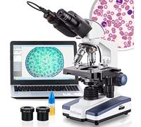 AmScope 40X-2500X LED Digital Binocular Compound Microscope w 3D Stage + 5MP USB Camera, [Importado de UK]