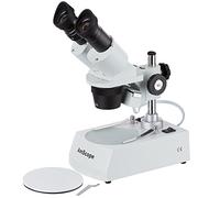 AmScope Microscopio estéreo Binocular para Estudiantes SE306R-P20 40X-80X con Luces duales