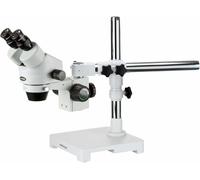 AmScope - Microscopio estéreo, zoom 7 - 45 X, con soporte de brazo