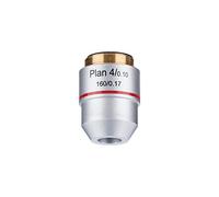 AmScope PA4 X -v300 4 x Plan acromática compuesto microscopio objetivo lente