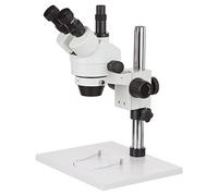 AmScope SM-1T 7X-45X Microscopio trinocular Inspecci-n Con Super stand grande