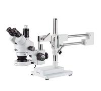 AmScope SM-4T-80S 7 x 45 x Inspecci-n Industrial trinocular Microscopio zoom est-reo con 80 de luz LED