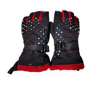 AMSLSIU 1 par de Guantes de Nieve para Mujer, Cubre Dedos para Mantener el Calor, Calentador de Manos para Exteriores, Negro