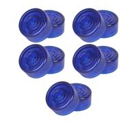 AMSLSIU 10 piezas de repuesto para Pedal de guitarra, efectos guitarra renovados con accesorios plástico aptos para pedales efectos eléctrica, Azul marino