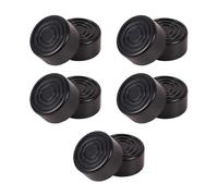 AMSLSIU 10 piezas de repuesto para Pedal de guitarra, efectos guitarra renovados con accesorios plástico aptos para pedales efectos eléctrica, negro