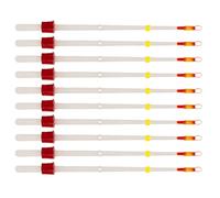 AMSLSIU 10 Uds. De Varillas de Punta, sección Barra indicadora Bobber, Piezas extensión, Aparejos Engranajes, Accesorios para Exteriores, Mini luz Blanca Duradera, 130 mm