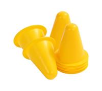 AMSLSIU 10 unids/Lote de marcadores de Patines con Borde Liso, Conos Entrenamiento fútbol Impermeables, Barrera Marcado Brillante, Juegos Baloncesto Patinaje , Rosa