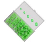 AMSLSIU 100 Uds. Cuentas Redondas de PVC, cebos de fundición, Cebo cilíndrico, Aparejos Pesca, Accesorios, Suministros, Traje, Piscina, río