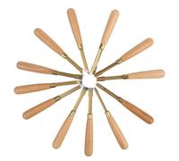 AMSLSIU 12 unidades/juego de escultura de carpintería mano, raspador portátil para recortar, herramienta mano para principiantes, carpintero artesanal