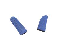 AMSLSIU 2 piezas para juegos, cubierta para la yema del dedo a prueba de sudor, guantes flexibles para el dedo pulgar, manga antiarañazos para accesorios de jugador