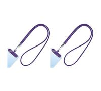 AMSLSIU 2 Piezas Teléfono Todos los Casos completos Mujeres 2 Piezas Teléfono para iPhones Teléfonos celulares Cordones Crossbody Celular Mujer para, Violeta