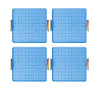 AMSLSIU 4 Pack/Lote Ayuda educativa interactiva para el Desarrollo de Habilidades de Pensamiento lógico ABS educación temprana, Azul