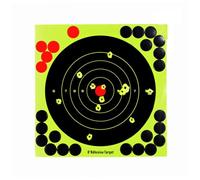 AMSLSIU 40 unids/Set Pegatinas de Destino de Tiro prácticas Hechas con Adhesivo Especial Adhesivo Resistencia Objetivos Tiro Mezclados