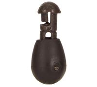 AMSLSIU 50 Uds. De Cuentas de Cambio rápido, Aparejo Terminal, alimentador Cuentas, Accesorios Suministro Longitud Pescado, Accesorio Herramienta, Equipo Aparejos, Marrón/L