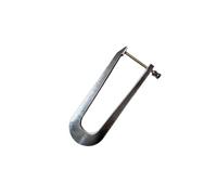 AMSLSIU Abrazadera de repuesto para viga de violín, placa trasera universal para panel violín, clip refuerzo 20 cm , Plata , 20 centímetros