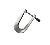 AMSLSIU Abrazadera de viga para violín, repuesto universal, clip de refuerzo para placa trasera panel violín , Plata , 8.03 cm