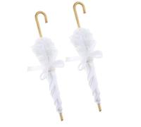 AMSLSIU Accesorio de sombrilla para casa de muñecas. Una Delicia Multicolor Que Mejora el Juego en la casa muñecas. Una más vívida e Interesante. Accesorio sombrilla