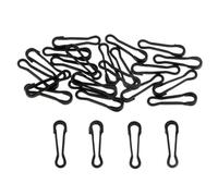 AMSLSIU Accesorios de Pesca Speed Clip Hawaii Snap para un Cambio rápido y fácil de flotadores. Aptos para Diversos Tipos de Pesca. Material: Acero Inoxidable. Color: Negro