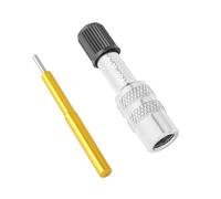 AMSLSIU Adaptador de válvula de Bicicleta, aleación Aluminio, Ligero, Evita la desmotivación, componentes Bicicleta para Schrader inflables, Accesorios Ciclismo