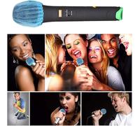 AMSLSIU Adecuado para micrófonos de bolsillo en forma de U y O, parabrisas, cubierta micrófono desechable, parabrisas no tejido KTV