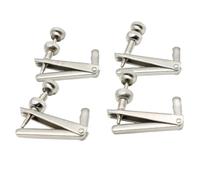 AMSLSIU Ajustador de cuerdas fino de metal para violín, 4 piezas, construcción sólida que garantiza una fácil instalación y un rendimiento confiable, accesorio para violín, instrumento musical