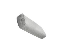 AMSLSIU Almohada de Apoyo versátil Que Mejora la Experiencia de Yoga con su Comodidad Suave para la Piel. Puede usarse Almohada Auxiliar y cojín de Postura, Gris, 70 x 24 x 14 cm