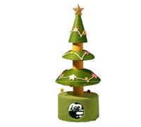 AMSLSIU Árbol de Navidad para Gatos, fácil instalación, Ideal para Celebraciones en casa, Apto para Gatos, Multifuncional y a Prueba de, Verde - 3er Piso