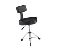 AMSLSIU Asiento de batería acolchado portátil con patas antideslizantes, taburete para bateristas adultos, proporciona máxima comodidad al tocar, trono con respaldo ajustable en altura.