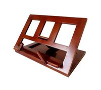 AMSLSIU Atril para piano, accesorio portátil para guardar partituras y recetas dondequiera que vayas. Soporte para libros con teclado electrónico plegable, café, 33.5 x 23.5 x 2. cm