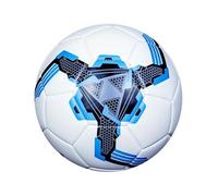 AMSLSIU Balón de fútbol de competición al Aire Libre, Resistente al Agua, PVC, pastizales Aire Libre, Entrenamiento fútbol, elección Regalo , Azul , Cuatro
