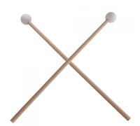 AMSLSIU Baquetas para marimba con campana de percusión y mango de Para madera, ideales para percusión auxiliar y duradera. Fabricadas en caucho y Para madera maciza, tienen una longitud