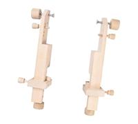 AMSLSIU Bastidor de bordado giratorio de escritorio, soporte de punto de cruz, soporte de aro ajustable, herramienta de artesanal resistente para mamás y niños, de costura,