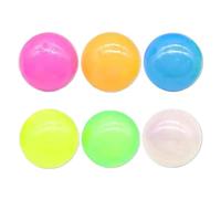 AMSLSIU Bola de liberación de Pared para Lanzamiento en Interiores Que Brilla en la Oscuridad, Bola de Goma Adhesiva Segura y elástica para aliviar el estrés Entre Padres e Hijos , Mezclando Colores