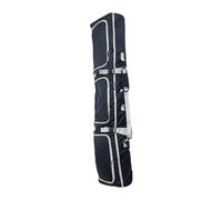 AMSLSIU Bolsa de esquí Ajustable de Gran Capacidad Bolsa de Snowboard con Ruedas Portaequipaje de esquí fácil de Transportar Opciones de Almacenamiento, Gris y Negro, 165x36x20cm