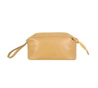 AMSLSIU Bolsa de Maquillaje en la Nube Doble Capa para Evitar Que los cosméticos se manchen Entre sí Fácil de Manejar Bolsa Viaje Gran Capacidad, Amarillo, una Sola Capa