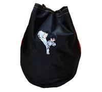AMSLSIU Bolsa profesional de taekwondo con cordón para gimnasio, boxeo y entrenamiento de sanda. El cierre con cordón facilita la entrada y salida de objetos. Mochila