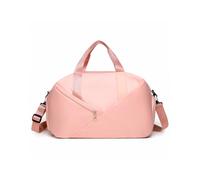 AMSLSIU Bolso deportivo para mujer, organizador de zapatos de viaje para tableta, bolsos hombro tipo mensajero ajustables, bolso mano con múltiples bolsillos para nadar, Rosa