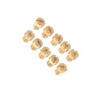 AMSLSIU Boquillas principales del carburador Boquillas de chorro de carburador con color dorado Rendimiento confiable en diversas configuraciones automotrices Boquilla principal del