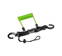 AMSLSIU Buceo Pesca Cordón Snappy De Bobina Buceo Disfrute de una Experiencia Conectando Cámaras Luces Equipo Cámaras Luces Herramientas Cañas, Verde Transparente, 25 x 3.2 cm