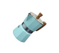 AMSLSIU Cafetera italiana tradicional Moka Pot con resistencia térmica de aluminio y compartimento mejorado para una preparación sin esfuerzo Cafetera de aluminio para verter