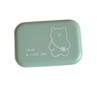 AMSLSIU Caja de Lentes de Contacto portátil con Espejo para el Cuidado los Ojos Estuche para Lentes Contacto Protector Repuesto Accesorios para contenedores Belleza, Verde