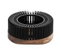 AMSLSIU Calentador de tetera funcional con portavelas que garantiza que la bebida se mantenga caliente por más tiempo y tiene un aspecto elegante. Calentador, Negro, 11 x 6.2 cm