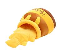 AMSLSIU Cama de Gato Honey Pot, Nido de otoño e Invierno, Saco de Dormir de Dibujos Animados de Felpa, Estera de Cueva de Relleno de algodón PP, casa Suave para Gatos pequeños y Perros